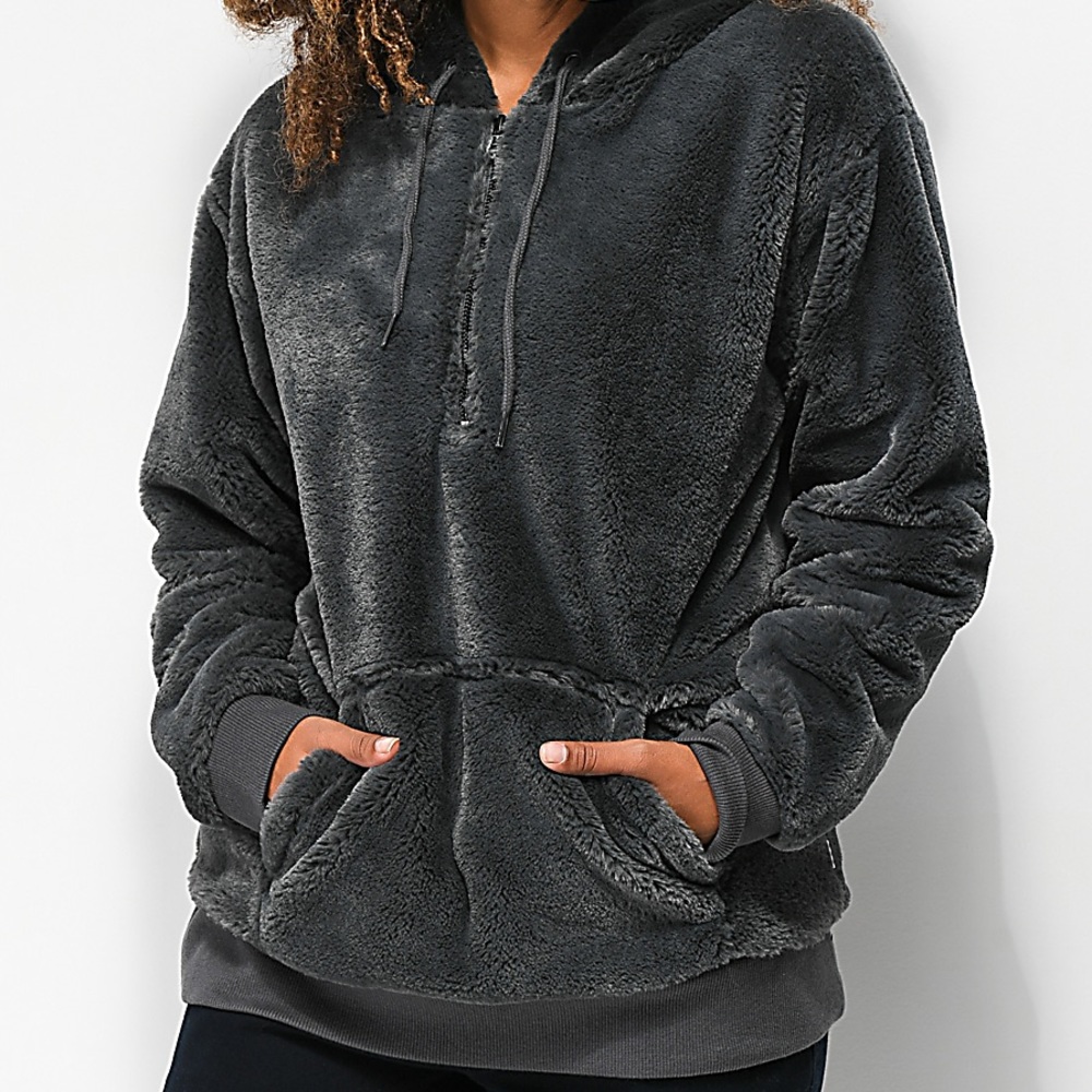 Vans super soft, rare faux fur hoodie